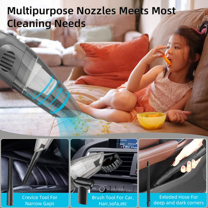 Handheld Vacuum Cordless Portable Car Vacuum Cleaner for Car Cleaning